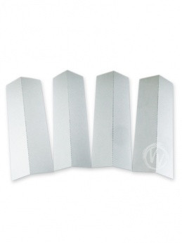 SET OF 100 Vanilla Valley White Cake Box Height Extender Corners 355mm